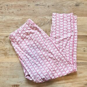 Roller Rabbit Pink Elephant Pajama Pants